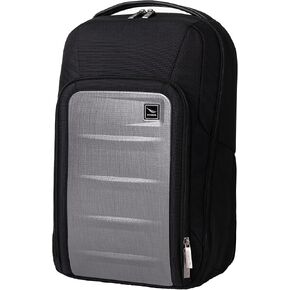 Venture Full Laptop Backpack, Durable, Sleek, Flight Approved, Fits Up to 17" Laptop, Breathable, Lightweight (Silver, Full)
