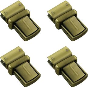 XGNG 4PCS Pronze Tuck Lock Clasp للمحفظة المعدنية Press Lock Lock Lock for DIY Handbag Craft