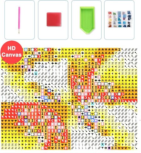 Bimkole 5D Diamond Painting Kits Flower, Full Drill Yellow Rose Water DIY Rhinestone Embroidery Set Paint with Diamonds Art by Number Kits Cross Stitch Home Wall Craft Decoration Painting 12x16in in Saudi Arabia