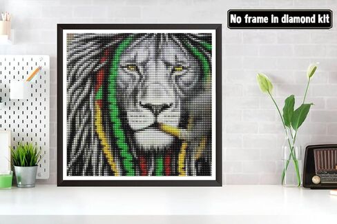 Bimkole 5D Diamond Painting Kits Flower, Full Drill Yellow Rose Water DIY Rhinestone Embroidery Set Paint with Diamonds Art by Number Kits Cross Stitch Home Wall Craft Decoration Painting 12x16in in Saudi Arabia