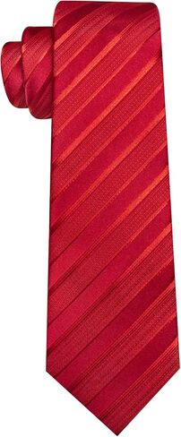 Barry.Wang Stripe Men Ties Set Classic WOVEN Necktie with Handkerchief Cufflinks Formal in Kuwait