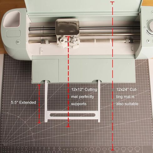 صينية امتداد Lopasa لـ Cricut Maker 3/Maker ، وملحقات حامل الحصيرة ، وموسع الدرج لـ 12 × 12 حصيرة ، وملحقات آلات القطع الأساسية in Saudi Arabia