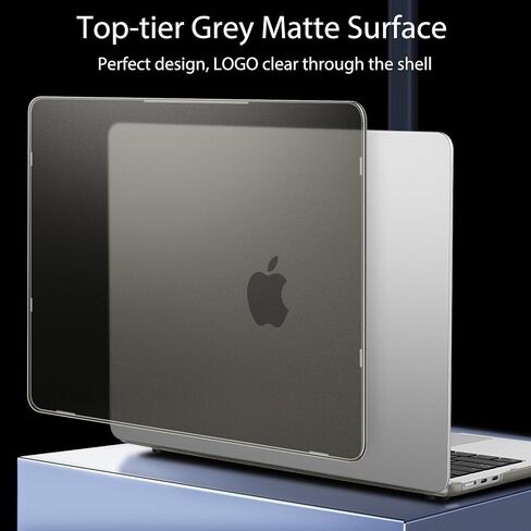 May Chen Compatible with MacBook Air 13.6 inch Case A3113 M3 A2681 M2 Chip 2024 2023 2022 Release, Sturdy Protection Hard Shell Case Cover with Fold Kickstand & Keyboard Cover, Matte Clear Finish in Saudi Arabia