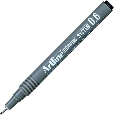 Artline drawing system pen - black 0.6 mm writing width in Saudi Arabia