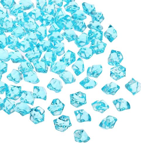 Meccanixity 2500pcs صخور الجليد المزيفة أكريليك بلورات خضراء خضراء الأحجار الأحجار الكريمة المبهجة الماس المبهجة المبهجة لمواد الحشو المزهرية in Saudi Arabia