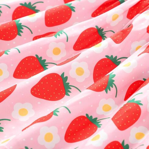Popshion Girls Dresses Flutter Sleeve Swing Sundress Toddler Summer Clothes Kid Birthday Party Sleeveless Dress 1-8 Years Old in Kuwait