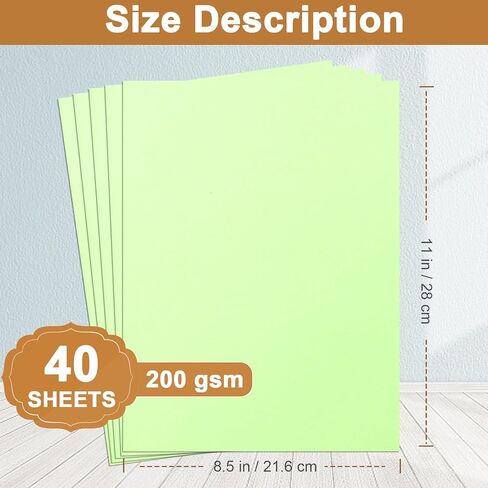 40 Sheets Navy Blue Cardstock 8.5 x 11 Scrapbook Paper, 200gsm/75lb Heavyweight Paper Card Stock for DIY Card Making, Greeting Cards, School Crafts, Wedding Invitations, Thank You Cards in Saudi Arabia