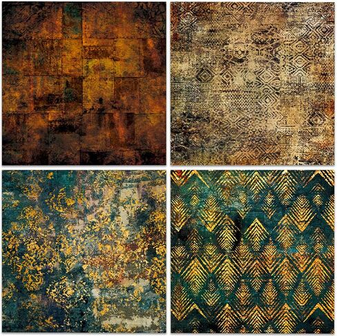 BLEDS Scrapbook Paper 160gsm, 24 Sheets Vintage Craft Scrapbooking Paper Pad 6x6 Single-Side Printing Junk Journal Cardstock Paper Supplies for Card Making Decorative Background Art Album (21006) in Kuwait