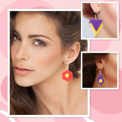 104 PCS Polymer Clay Clay Kits for Occles Making ، Pagow 24 PCS Class Clay Concters ، Mini Clay Jewelry Cutters Tools with 30 Jump Rin in Kuwait