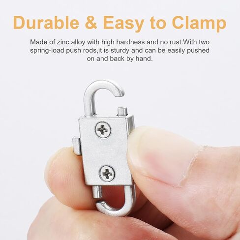 jieyao 10 pcs shipper أقفال مضادة للسرقة ، مقاطع سحاب رادع السرقة لحقائب الظهر ، سحرة سحاب مزدوجة الفتحة الجانبية تبقي محفظة السوستة مغلقة لأقفال حقائب اليد حقيبة حقيبة اليدين in Kuwait