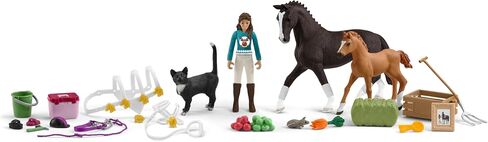 Schleich Horse Club - تقويم Advent Kids ، مع 24 لعبة فريدة من عالم Lakeside ، بما في ذلك الخيول والراكب والكلب والسرج وغيرها من الملحقات والأفكار للأطفال الذين تتراوح أعمارهم بين 5 سنوات in Saudi Arabia