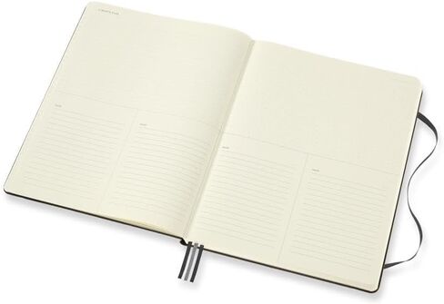 Moleskine PRO Project Planner, Hard Cover, XL (7.5" x 9.5") Black, 288 Pages in Saudi Arabia