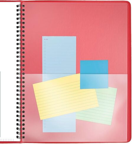 At-A-Glance 2025 Planner Bolling Book ، أسبوعيًا ، 8-1/4 "× 11" ، كبير ، ربع ساعة ، أحمر (709401325) in Kuwait