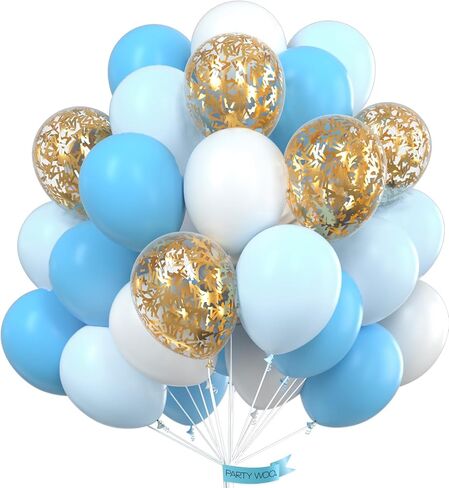 PartyWoo Burgundy Gray White Balloons, 60 pcs Balloon Pack of Burgundy Balloons Wine Red Balloons Gray Balloons White Balloons for Burgundy Baby Shower Decorations, Memorial Day Decorations in Kuwait