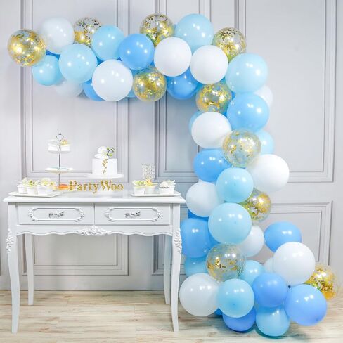 PartyWoo Burgundy Gray White Balloons, 60 pcs Balloon Pack of Burgundy Balloons Wine Red Balloons Gray Balloons White Balloons for Burgundy Baby Shower Decorations, Memorial Day Decorations in Kuwait