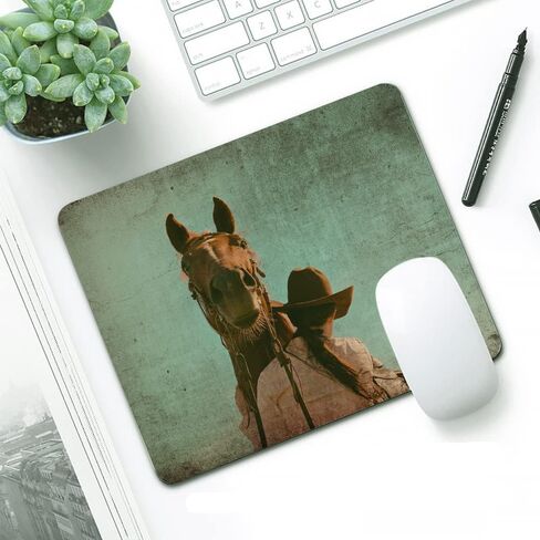 Ibiliu Mouse Pad Manhattan Cityscape ، Skyline New York Rectangle Mousepad non -slip base mouse computer mouse for laptop ، Office ، Home - 9.5 × 7.9 inch in Kuwait
