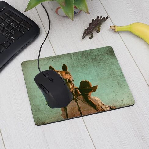 Ibiliu Mouse Pad Manhattan Cityscape ، Skyline New York Rectangle Mousepad non -slip base mouse computer mouse for laptop ، Office ، Home - 9.5 × 7.9 inch in Kuwait