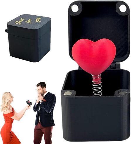 The Box Red Love Heart，Surprise Gift Valentines Day Surprise Box，Funny Gifts，Gag Gifts Funny Adult，White Elephant Gifts for Adults，Valentine's Day Gifts for Men and Women in Saudi Arabia