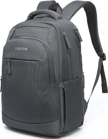 Smell Proof Backpack with Lock,Water Resistant Smell Proof Bags Travel Laptop Backpack,Large Capacity Carbon Enduring Smell Proof Stash Bag with Lock for Men Women(Grey) in Saudi Arabia