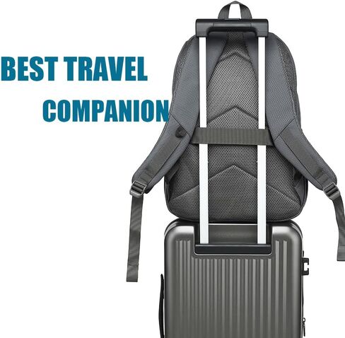 Smell Proof Backpack with Lock,Water Resistant Smell Proof Bags Travel Laptop Backpack,Large Capacity Carbon Enduring Smell Proof Stash Bag with Lock for Men Women(Grey) in Saudi Arabia