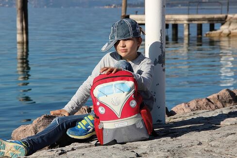 Brisa VW Collection - فولكس واجن المشي لمسافات طويلة بجامعة الكمبيوتر المحمول في التصميم T1 Bus Campervan (15 لتر/4 غال/صغير/أحمر) in Kuwait