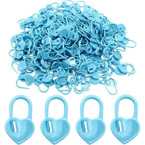 litoexpe 200 pcs marker marker pink ، heart eedle clip clocket locking stitch markers for art diy craft project work
