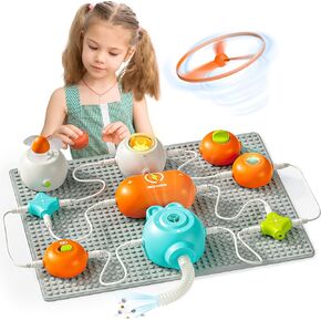 Science Kits for Kids - STEM Kits for Kids, Electronics Exploration Kit, Over 420 Projects, 35 Circuit Parts, STEM Educational Toy Gifts for Kids Boys Girls Ages 3 4 5 6 7 8 9 10 11 12