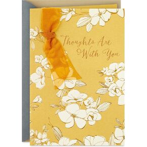 Hallmark Sympathy Card (Thoughts Are With You)