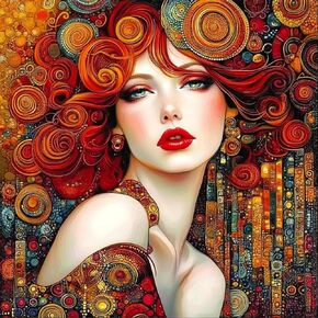 EOBROMD Paint by Numbers for Adults, DIY Woman Paint by Number Kits for Beginner on Canvas, Paint by Numbers Adult Kit Drawing Arts and Crafts for Gift Home Wall Decor 12x12inch