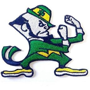 Mjshop29 Noter Dame Fighting Irish Guy Sport Embroidery Patch Logo Iron,Sewing on