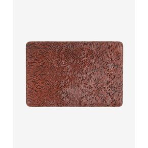 Dawn & Dusk 13 inch Laptop Sleeve Compatible with MacBook Pro & MacBook Air, Premium Leather, Hand-Made, Wildlife Edition ©, Crocodile Red.