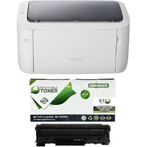 RT ImageCLASS LBP6030W MICR Check Printer Bundle with 1 Compatible 125 3484B001AA MICR Toner Cartridge for Printing Business and Personal Checks