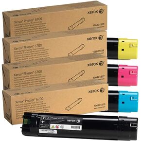 Xerox Phaser 6700 (R01510,R01507,R01508,R01509) High Yield Toner Cartridge Set