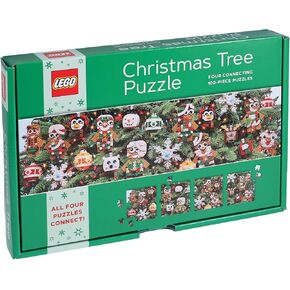 Lego Christmas Train Puzzle: Four Connecting 100-Piece Puzzles (Jigsaw) in Saudi Arabia