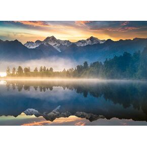 Ravensburger Lake Matheson, New Zealand 1000 Piece Jigsaw Puzzle for Adults | Unique, Pieces | Anti-Glare Surface | FSC Certified, Eco-Friendly | Amazon Exclusive