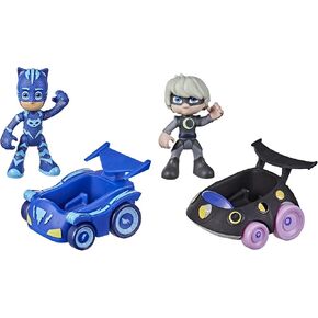 PJ Masks Catboy vs Luna Girl Battle Racers Preschool Toy, Vehicle and Action Figure Set for Kids Ages 3 and Up