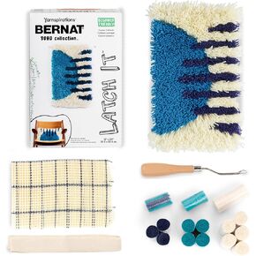 Bernat Latch It Boho Collection Harmonic 1 Pack of 12X20 Kit, Great for Pillows, Wall Hangings and More!