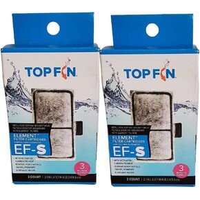Top Fin Filter Cartridges (2.1 in x 1.9 in x 3.7 in) (6 Count)