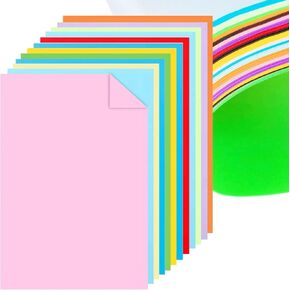 Heavy Colored Cardstock, 50 sheets Colored Paper, A3 Size 90 lb/250 gsm, 10 Colors, Double Sided Printed Cardstock Paper for DIY Art, Paper Crafting, School Supplies (A3-11.7"x16.5")