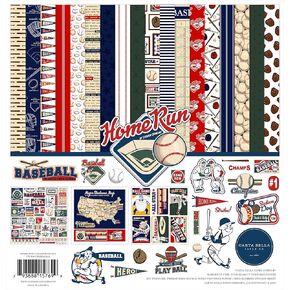 Carta Bella Collection Kit 12"X12"-Home Run, Multicolor