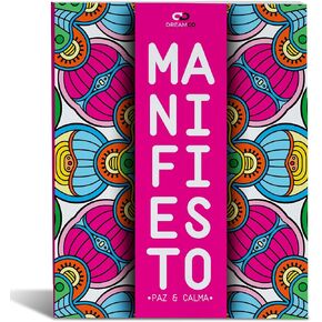 Mandala Coloring Book for Adults in Spanish, Manifiesto Paz & Calma, for Relaxation and Stress Relief
