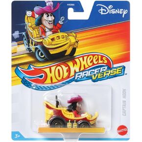 Hot Wheels RacerVerse Die-Cast Vehicle with Captain Hook Driver 1:64 Scale