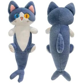 JOSON Cute Plush Shark Toy, Soft Cartoon Shark cat Filled Animal Pillow, Suitable for Birthday for Boys and Girls (19.8 inches)