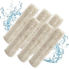 6 Count Ammonia Reducer Filter Pads for Aqueon, Aquarium Replacement Filter Cartridges Accessories, Fish Tank Filter Pads Compatible with QuietFlow LED PRO Model 10 (Small)