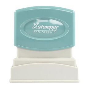 Imprint 360 1130 Xstamper Confidential Pre Inked Laser Engraved Rubber Stamp, Impression Size 1/2" x 1-5/8", Red