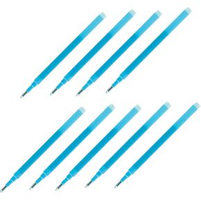 Pilot Gel Ink Refills for FriXion Erasable Gel Ink Pen, Fine Point 0.7mm, Light Blue Ink, Pack of 9