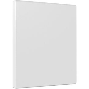 SIMPLY Staples 358166 .5-inch Round 3-Ring View Binder White, 12/Carton (21682)