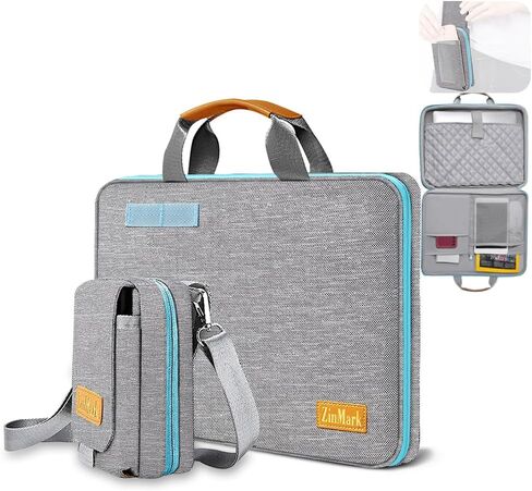 حالة الكمبيوتر المحمول 13 "13.3" 13.5 "14" حقيبة محددة من الحماية مع حقيبة حزام قابلة للفصل ، وتوافق MacBook Pro 14 و MacBook Air/Pro in Kuwait