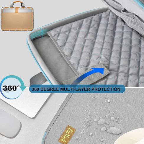 حالة الكمبيوتر المحمول 13 "13.3" 13.5 "14" حقيبة محددة من الحماية مع حقيبة حزام قابلة للفصل ، وتوافق MacBook Pro 14 و MacBook Air/Pro in Kuwait