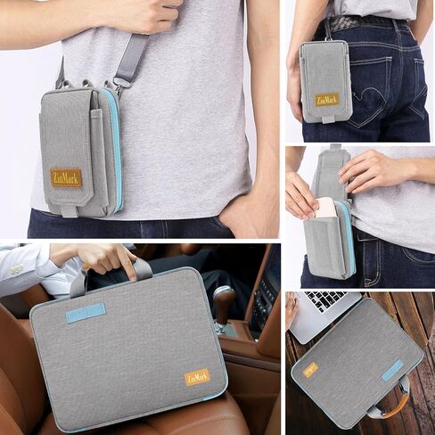 حالة الكمبيوتر المحمول 13 "13.3" 13.5 "14" حقيبة محددة من الحماية مع حقيبة حزام قابلة للفصل ، وتوافق MacBook Pro 14 و MacBook Air/Pro in Kuwait